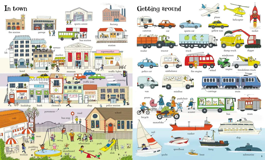 Big Book of English Words GB - Board book