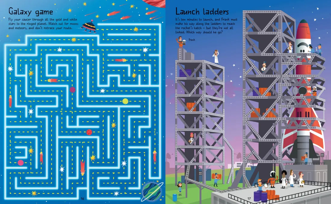 Space Maze Book GB - Paperback / softback