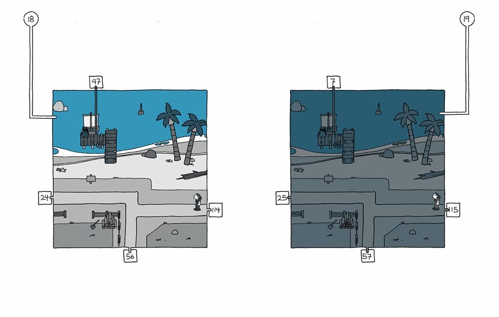Adventuregame Comics #01 Leviathan (Graphic Novel) (Jason Shiga)-Graphic novels/ Comic books/ Manga/ Cartoons-買書書 BuyBookBook