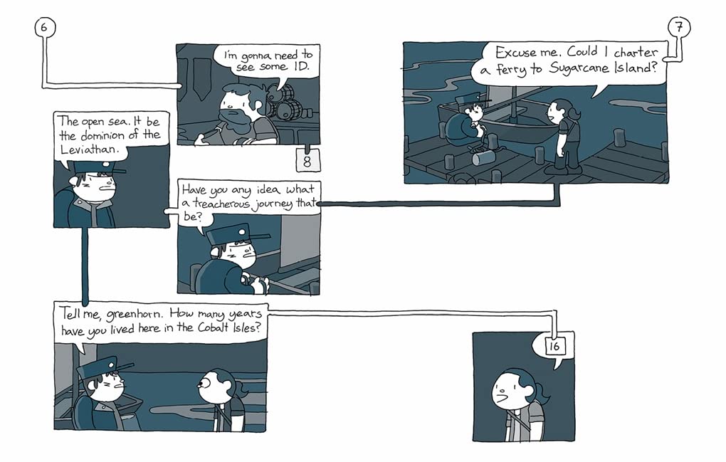 Adventuregame Comics #01 Leviathan (Graphic Novel) (Jason Shiga)-Graphic novels/ Comic books/ Manga/ Cartoons-買書書 BuyBookBook