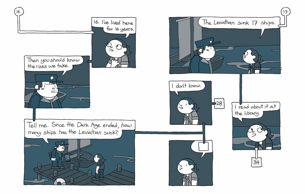 Adventuregame Comics #01 Leviathan (Graphic Novel) (Jason Shiga)-Graphic novels/ Comic books/ Manga/ Cartoons-買書書 BuyBookBook