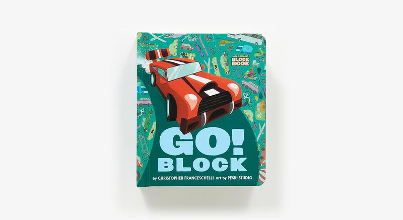 Abrams Block - Go Block (Board Book) (Christopher Franceschelli)-Children’s Early years / early learning concepts-買書書 BuyBookBook