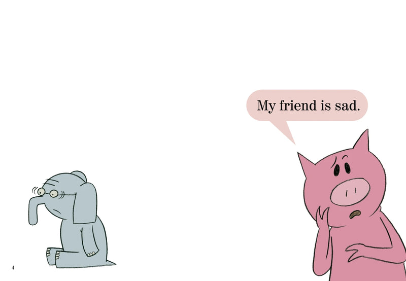 My Friend is Sad-An Elephant and Piggie Book US - Hardback