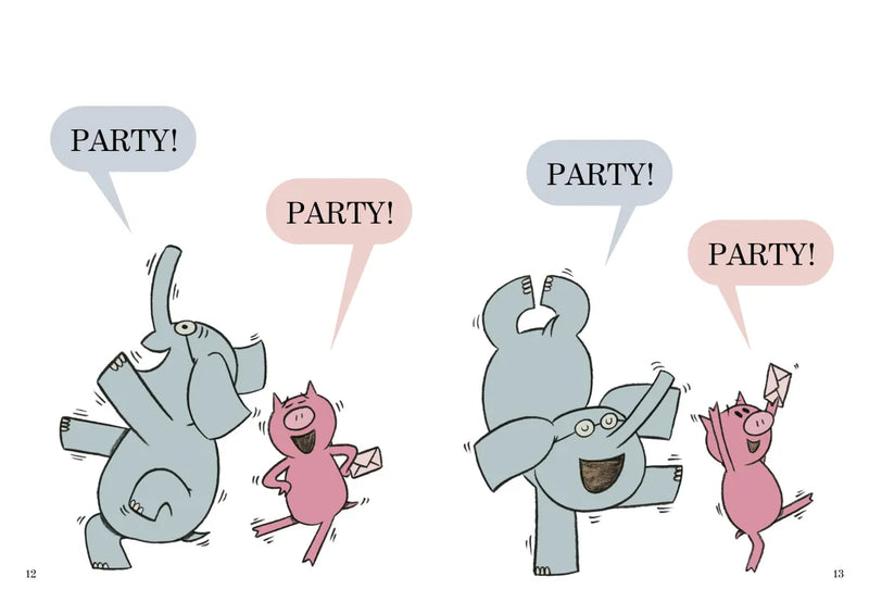 I Am Invited to a Party!-An Elephant and Piggie Book US - Hardback