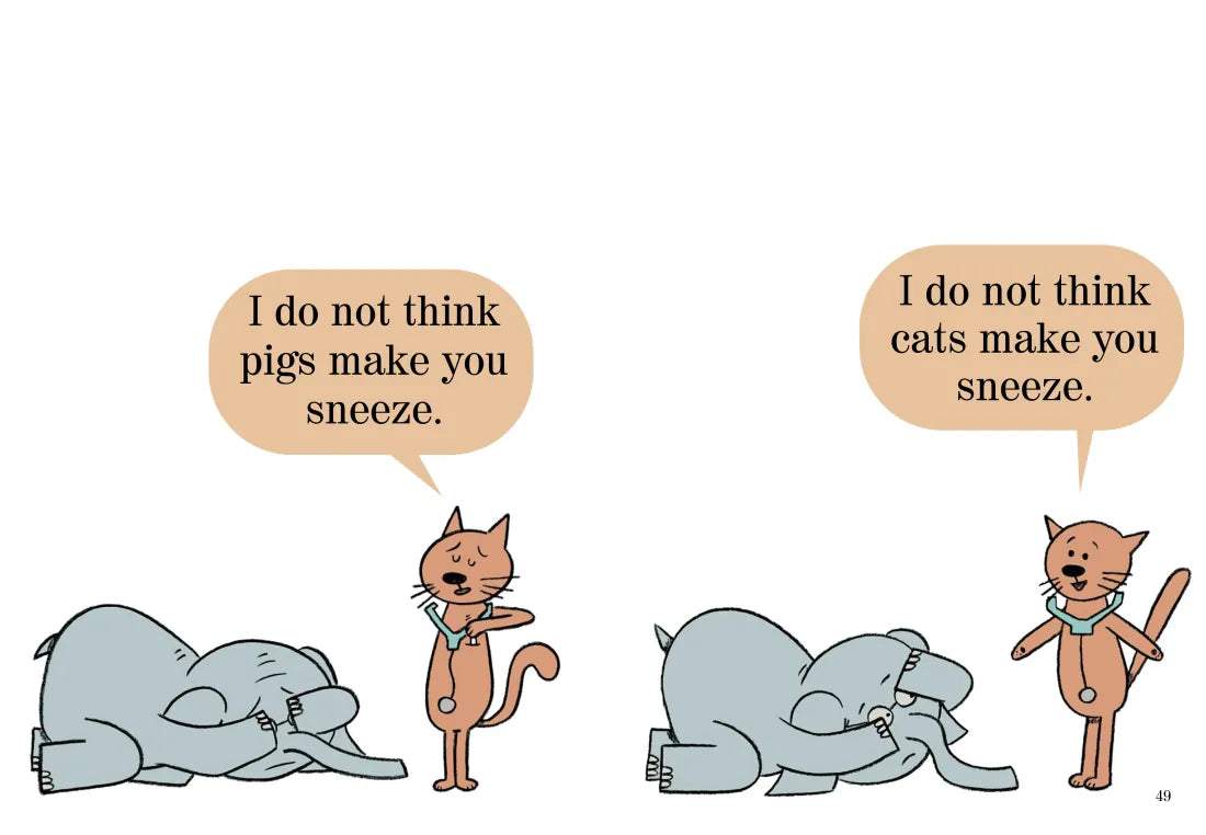 Pigs Make Me Sneeze!-An Elephant and Piggie Book US - Hardback