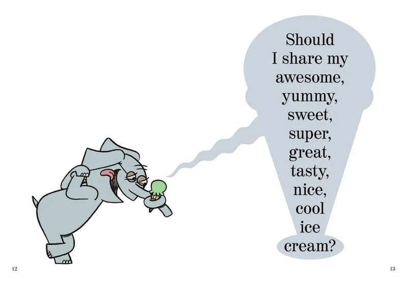 Should I Share My Ice Cream? An Elephant and Piggie Book US - Hardback