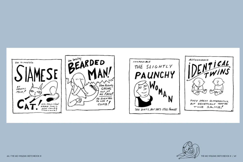 Don't Pigeonhole Me!-Two Decades of the Mo Willems Sketchbook US - Hardback