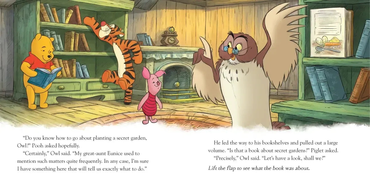 Winnie the Pooh: Pooh's Secret Garden: A Lift-the-Flap Book US - Paperback / softback