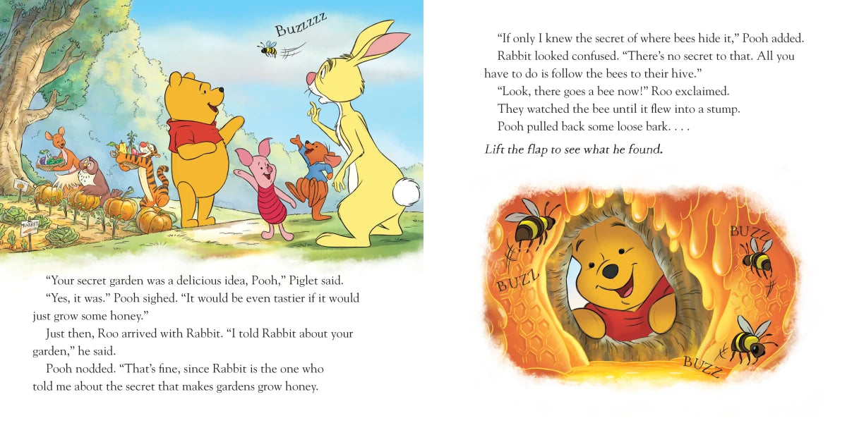 Winnie the Pooh: Pooh's Secret Garden: A Lift-the-Flap Book US - Paperback / softback
