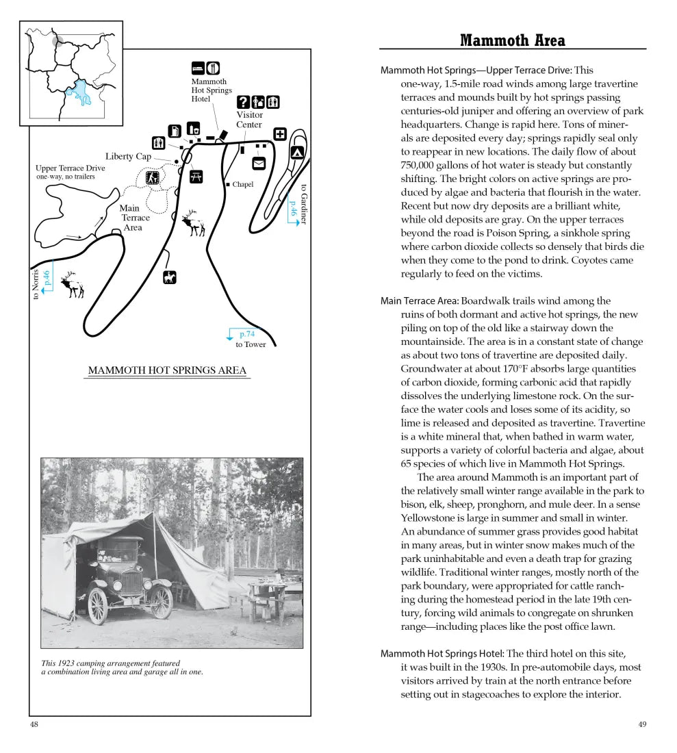 National Geographic Yellowstone and Grand Teton National Parks Road Guide US - Paperback / softback