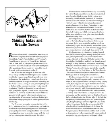 National Geographic Yellowstone and Grand Teton National Parks Road Guide US - Paperback / softback