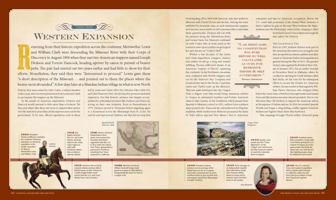 National Geographic The Old West US - Hardback