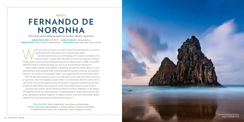 100 Dives of a Lifetime US - Hardback