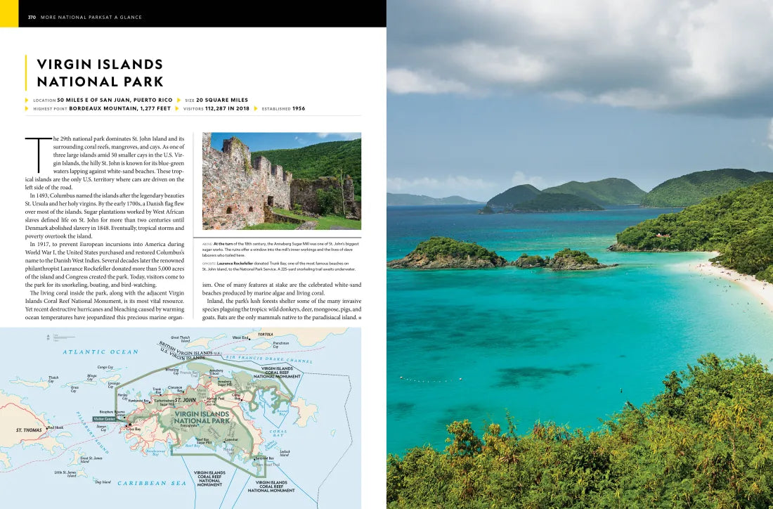 National Geographic Atlas of the National Parks US - Hardback