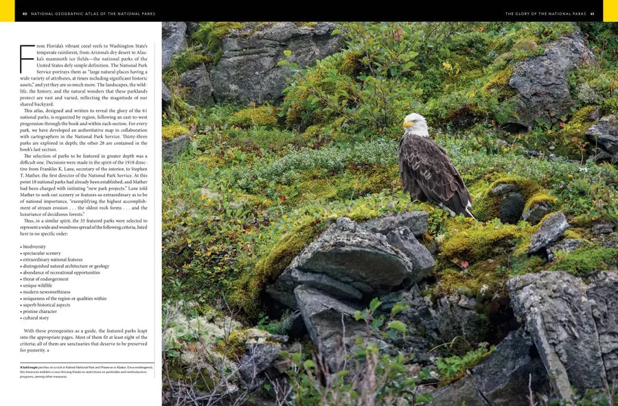 National Geographic Atlas of the National Parks US - Hardback