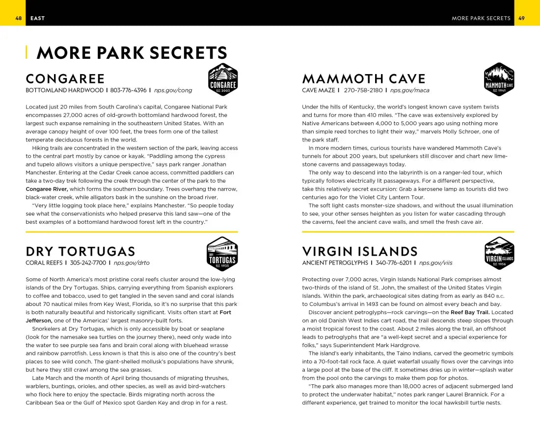 National Geographic Secrets of the National Parks, 2nd Edition US - Paperback / softback