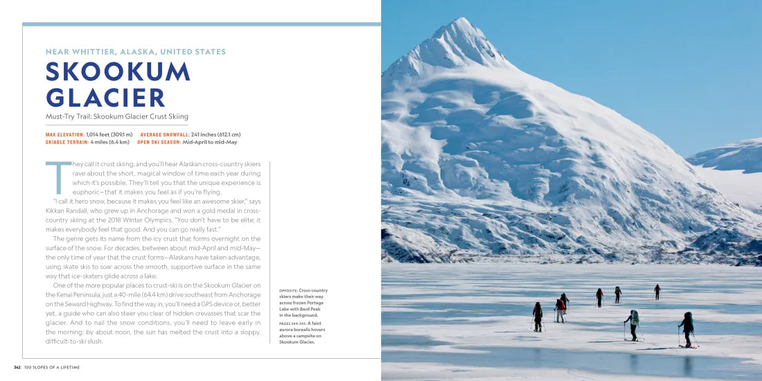 100 Slopes of a Lifetime US - Hardback