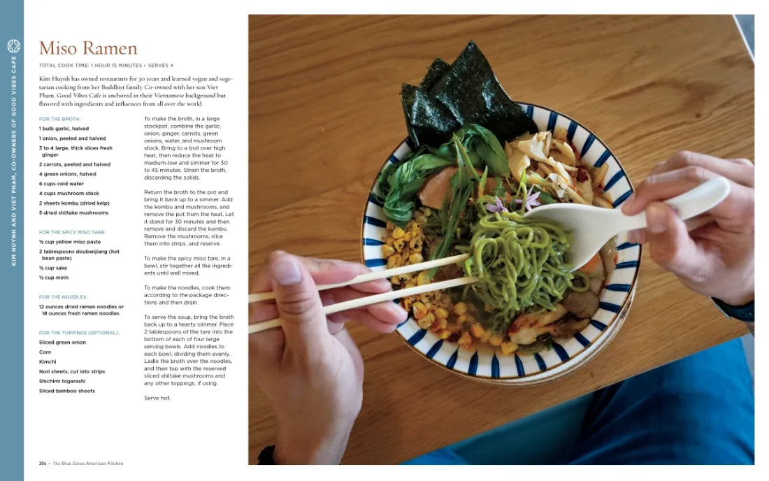 The Blue Zones American Kitchen US - Hardback