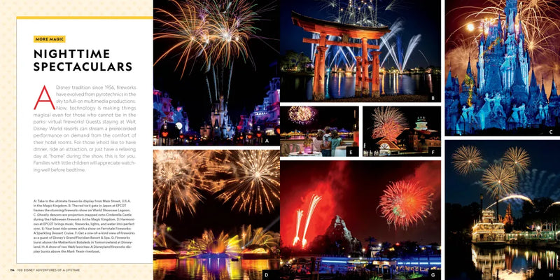 100 Disney Adventures of a Lifetime US - Hardback