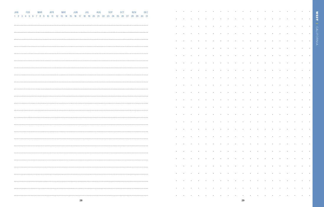 50 States, 5,000 Ideas Journal US - Diary or journal
