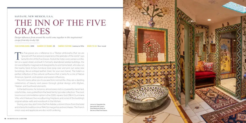 100 Hotels of a Lifetime US - Hardback