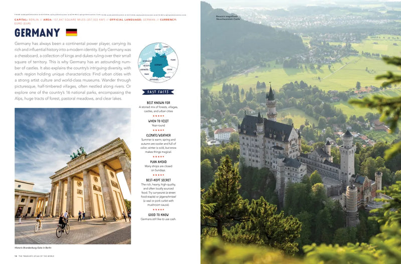 The Traveler's Atlas of the World US - Hardback