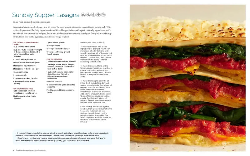 The Blue Zones Kitchen One Pot Meals US - Hardback