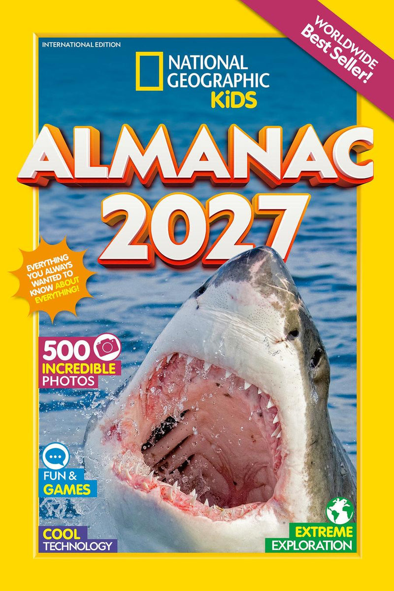 National Geographic Kids Almanac 2027 (International Edition)-Children’s / Teenage reference material-買書書 BuyBookBook