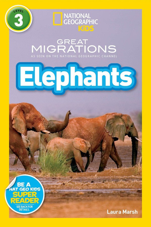 Great Migrations Elephants (National Geographic Kids Readers, Level 3)-Educational: First / native language: Readers and reading schemes-買書書 BuyBookBook