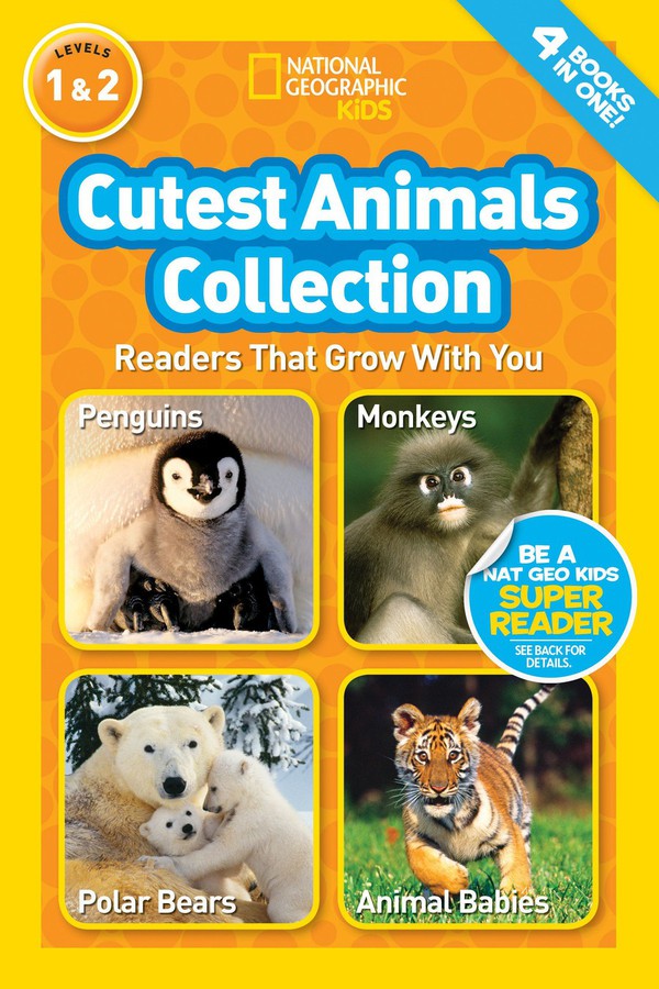 Cutest Animals Collection (National Geographic Kids Readers, Levels 1 & 2)-Children’s Educational: Language/ literature/ literacy-買書書 BuyBookBook