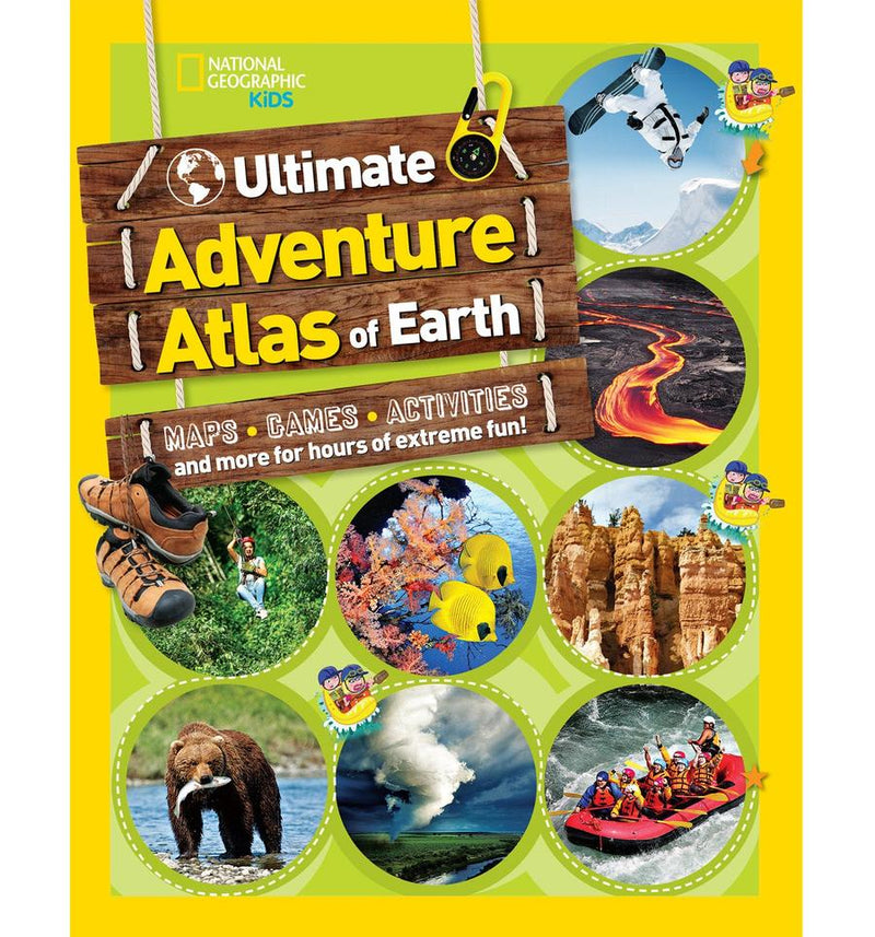 National Geographic Kids Ultimate Adventure Atlas of Earth-Children’s / Teenage reference material-買書書 BuyBookBook