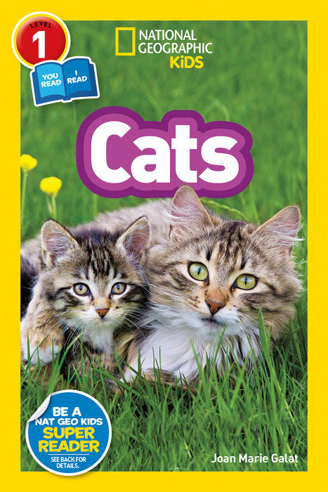 Cats (National Geographic Kids Readers, Level 1/Co-Reader)-Educational: First / native language: Readers and reading schemes-買書書 BuyBookBook