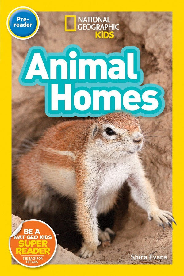 Animal Homes (National Geographic Kids Readers, Pre-Reader)-Educational: First / native language: Readers and reading schemes-買書書 BuyBookBook