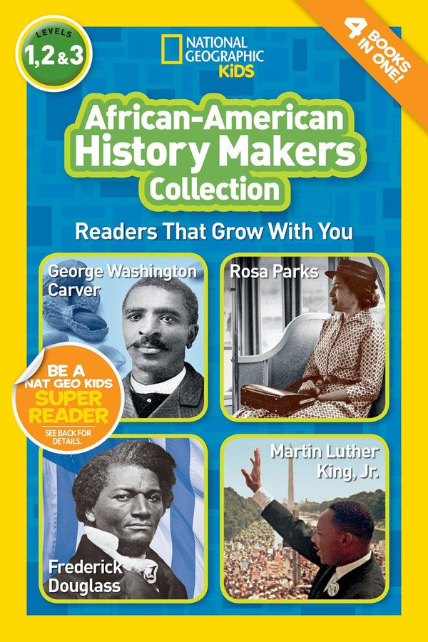 African-American History Makers Collection (National Geographic Kids Readers, Levels 1, 2, & 3)-Children’s Educational: Language/ literature/ literacy-買書書 BuyBookBook