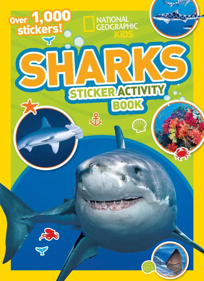 NGK Sharks Sticker Activity Book-Children’s interactive and activity books and kits-買書書 BuyBookBook