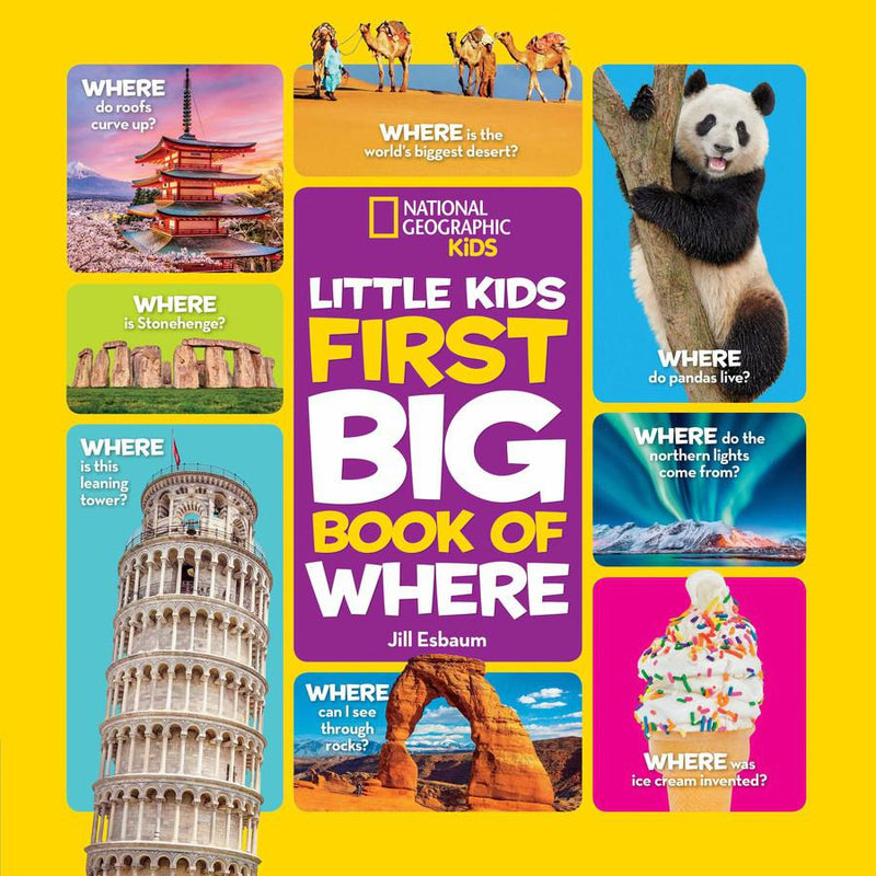 National Geographic Little Kids First Big Book of Where-Children’s / Teenage general interest: Places and peoples-買書書 BuyBookBook