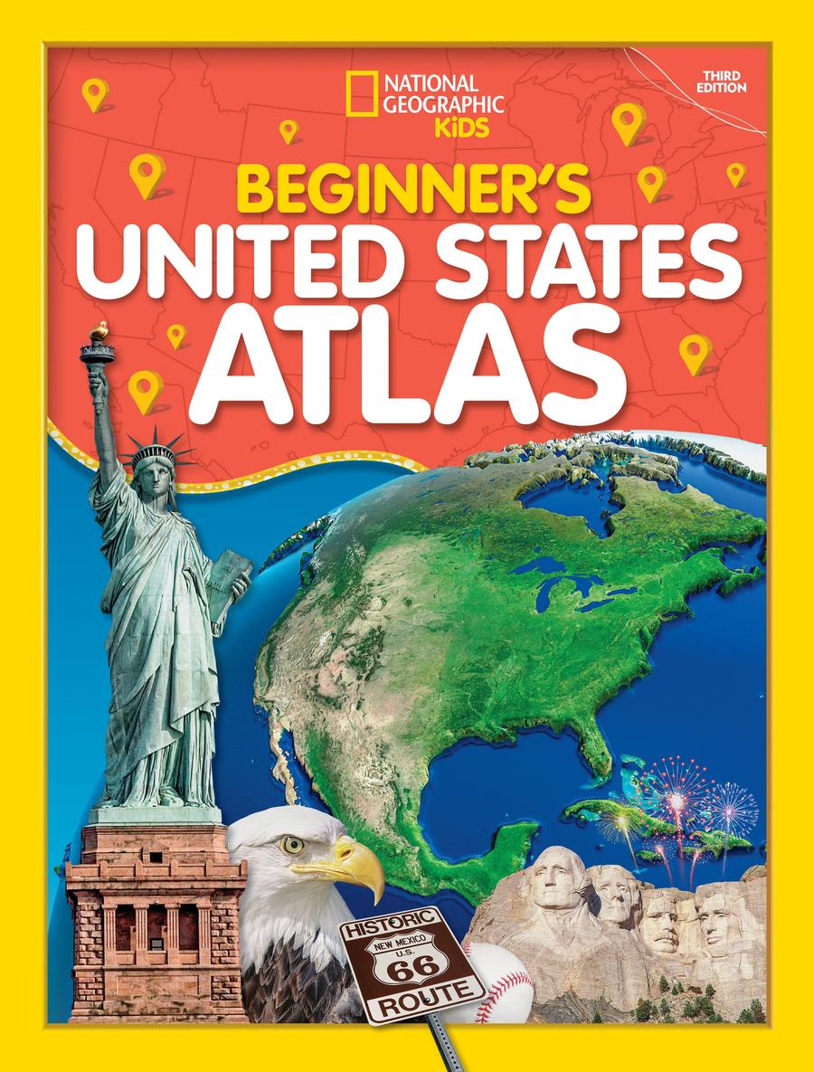 National Geographic Kids Beginner's U.S. Atlas 2020, 3rd Edition-Children’s / Teenage reference material-買書書 BuyBookBook