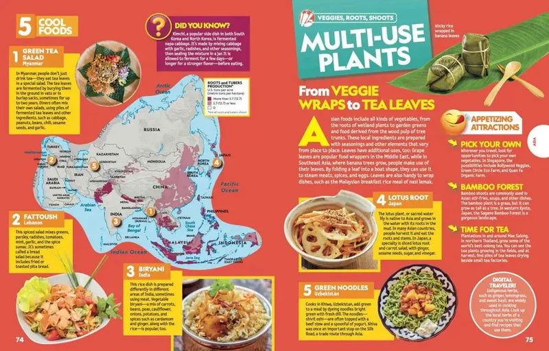 National Geographic Kids Ultimate Food Atlas US - Paperback / softback