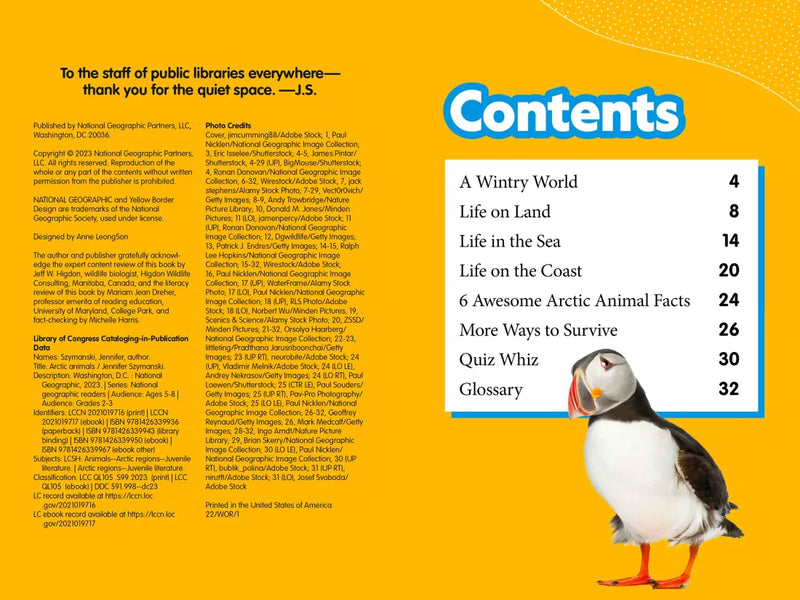 Arctic Animals (National Geographic Kids Readers, Level 2) US - Paperback / softback