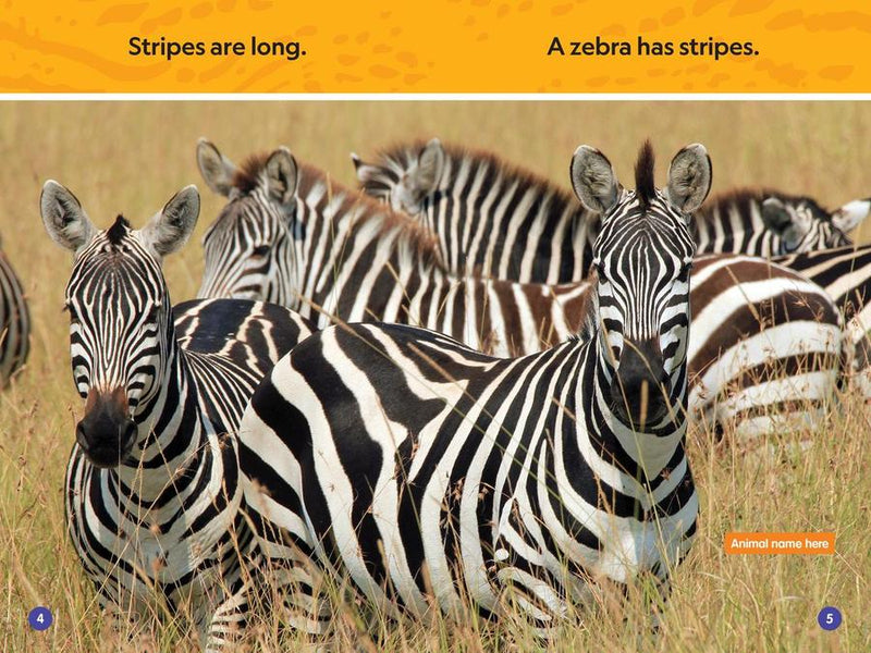 Stripes and Spots (National Geographic Kids Readers, Pre-Reader) US - Paperback / softback