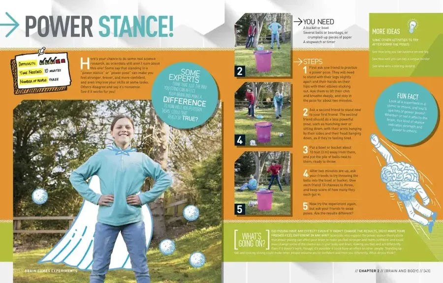 National Geographic Kids Brain Games: Experiments US - Paperback / softback