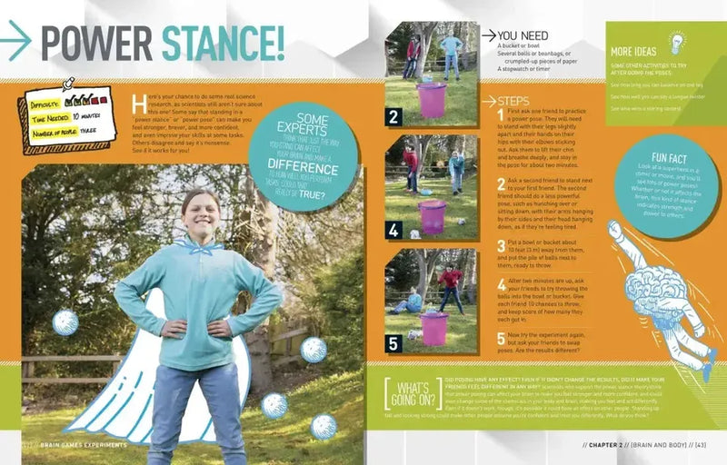 National Geographic Kids Brain Games: Experiments US - Paperback / softback