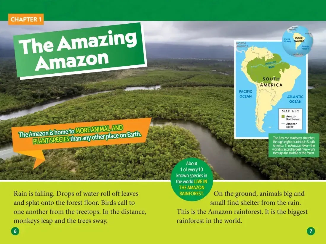 Amazon Animals (National Geographic Kids Readers, Level 3) US - Paperback / softback