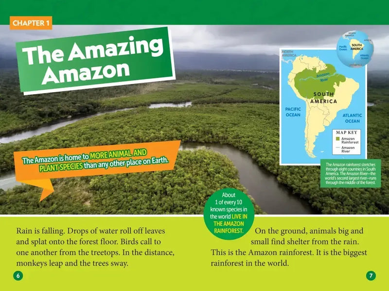 Amazon Animals (National Geographic Kids Readers, Level 3) US - Paperback / softback