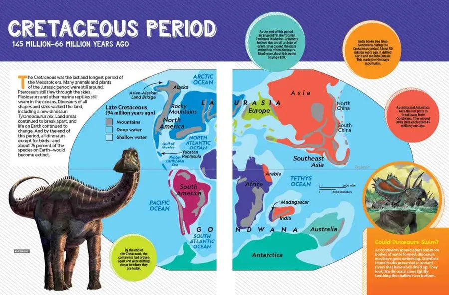 National Geographic Kids Dinosaur Atlas US - Hardback