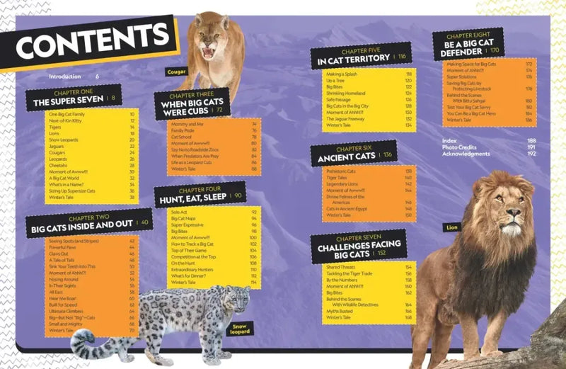 The Ultimate Book of Big Cats US - Hardback (9781426373190)