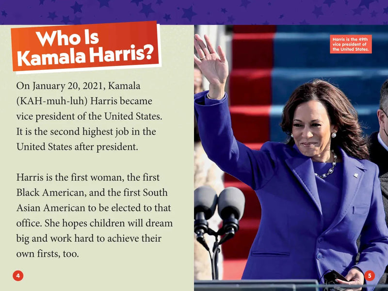 Kamala Harris (National Geographic Kids Readers, Level 2) US - Paperback / softback