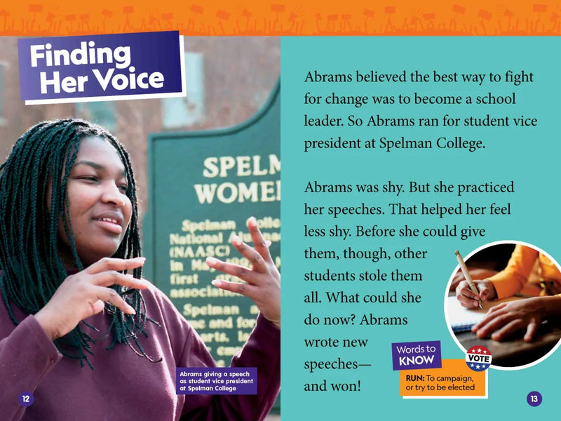 Stacey Abrams (National Geographic Kids Readers, Level 2) US - Paperback / softback