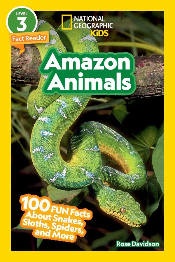 Amazon Animals (National Geographic Kids Readers, Level 3)-Children’s / Teenage general interest: Wildlife and habitats: Jungles and tropical forests-買書書 BuyBookBook