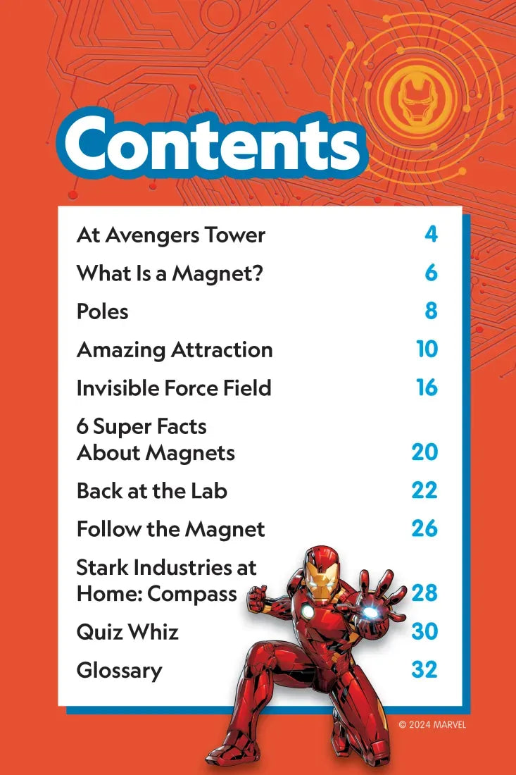 Marvel's Iron Man Goes Magnetic (National Geographic Kids Readers, Level 2) US - Paperback / softback